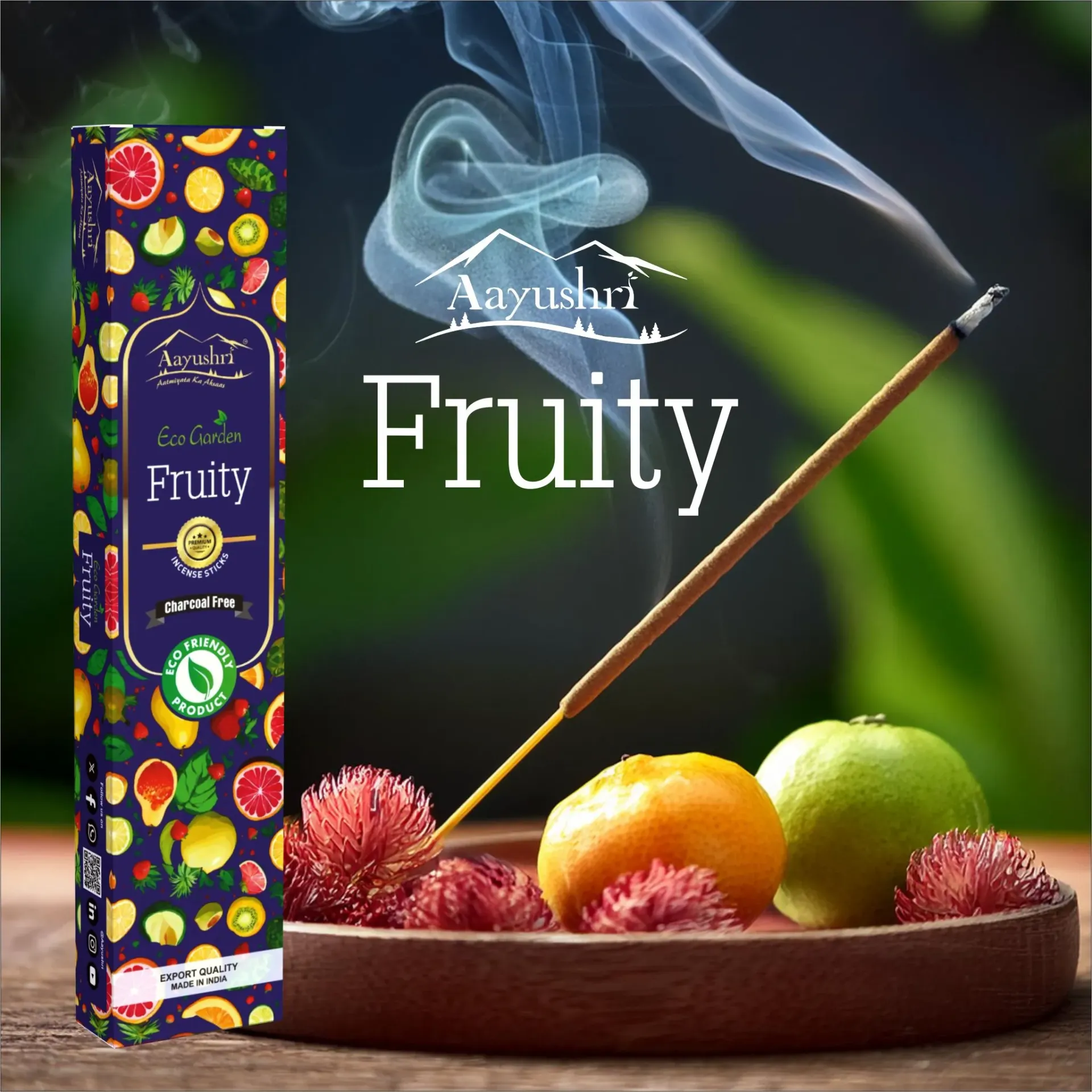Eco Garden: Cool Water (Charcoal Free Agarbatti)